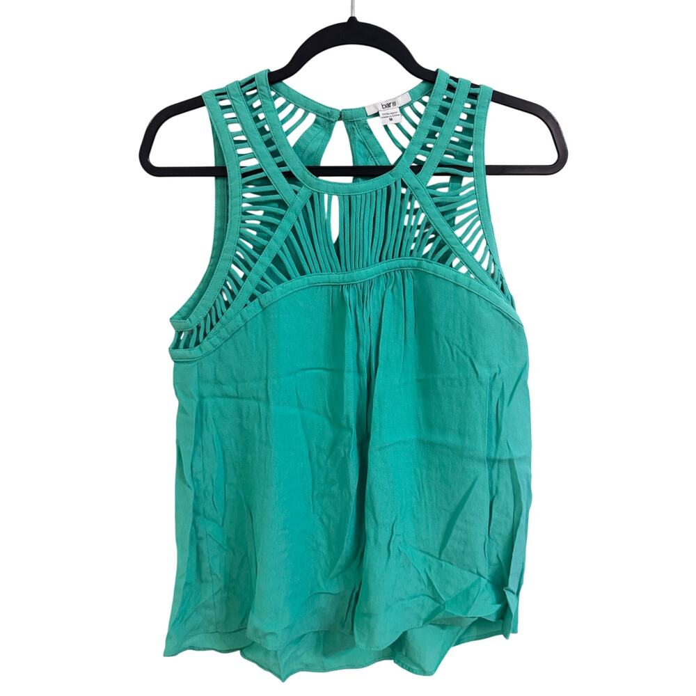 NWT BAR III Mint Leaf Blouse Tank Top M (1346)